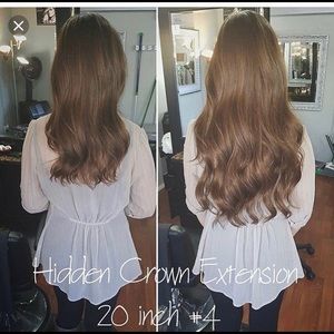 Hidden Crown Hair Extensions